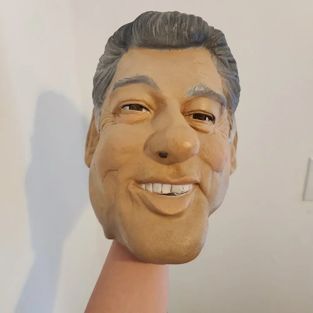 Bill Clinton Halloween Mask President Costume Latex Cesar 1992
